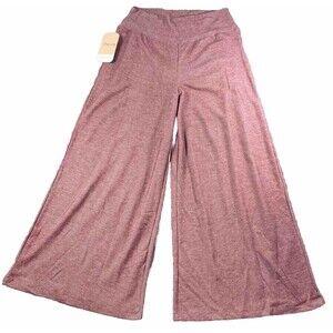 Petal Dew Women High Rise Wide Leg Pant Pink Size M NWT